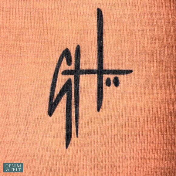 Guy Harvey Papaya Punch LS Performance Fishing Hoodie UPF Sun Shirt NEW~NWT - Picture 11 of 16